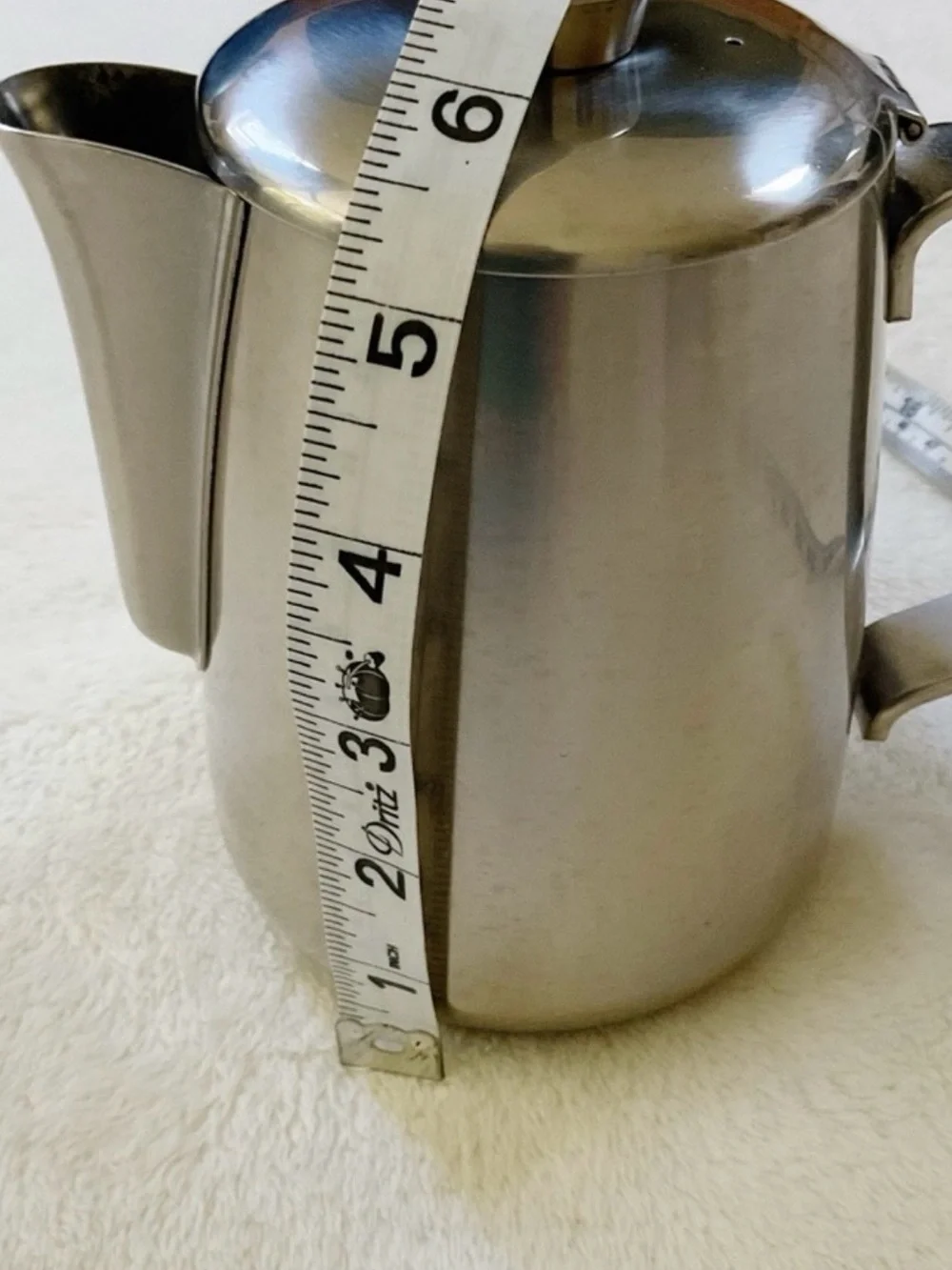 Vintage Alessi Italy 18/10 Stainless Steel Coffee Server Pot Modernist MCM